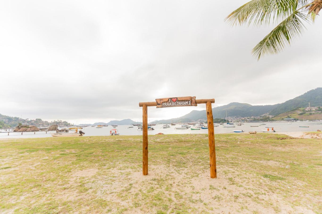 Apto A 800M Da Praia Do Jardim Em อังกราโดสเฮย์ส ภายนอก รูปภาพ